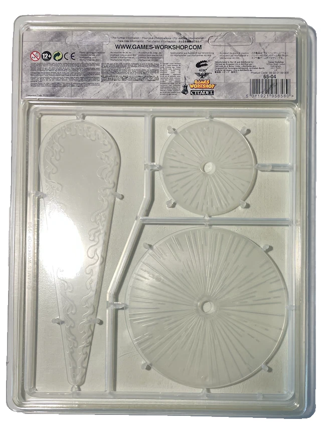 Warhammer 40K Citadel Universal Templates 2012 Blast Flame Thrower Foto 2 de 2