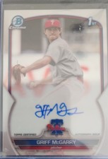2023 Bowman Chrome - Prospect Autographs Griff McGarry #CPA-GM (AU, RC)