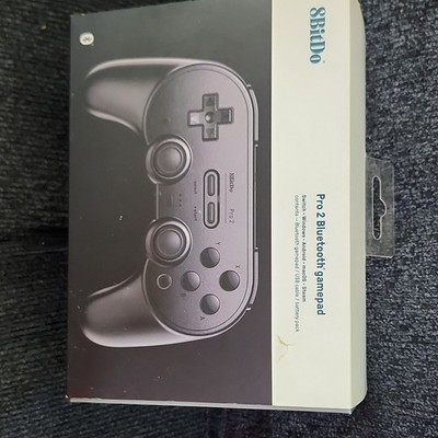 8Bitdo Pro 2 Bluetooth Gamepad Black Edition Switch Windows macOS Steam Android