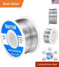 Reliable 63-37 Tin Lead Solder Wire 1.0mm 100g - Fast Melting for Quick Repairs