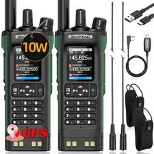 Long Range Walkie Talkie 2 Pack 100 Mile Two Way Radio Rechargeable