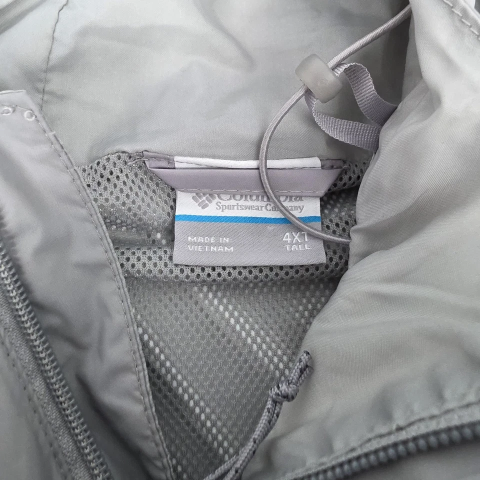 Columbia Mens Watertight II Jacket Gray Waterproof Rain Windbreaker Coat 4XLT - Image 4 of 4