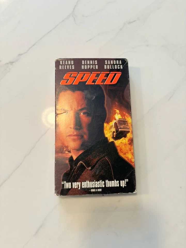 SPEED (VHS, 1999) Keanu Reeves Dennis Hopper Sandra Bullock / Action Thriller — 第 2/4 张图片