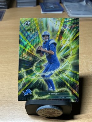 Topps 2025 Resurgence Jared Goff Lions Conductors Yellow Surge C-12 - 160/225