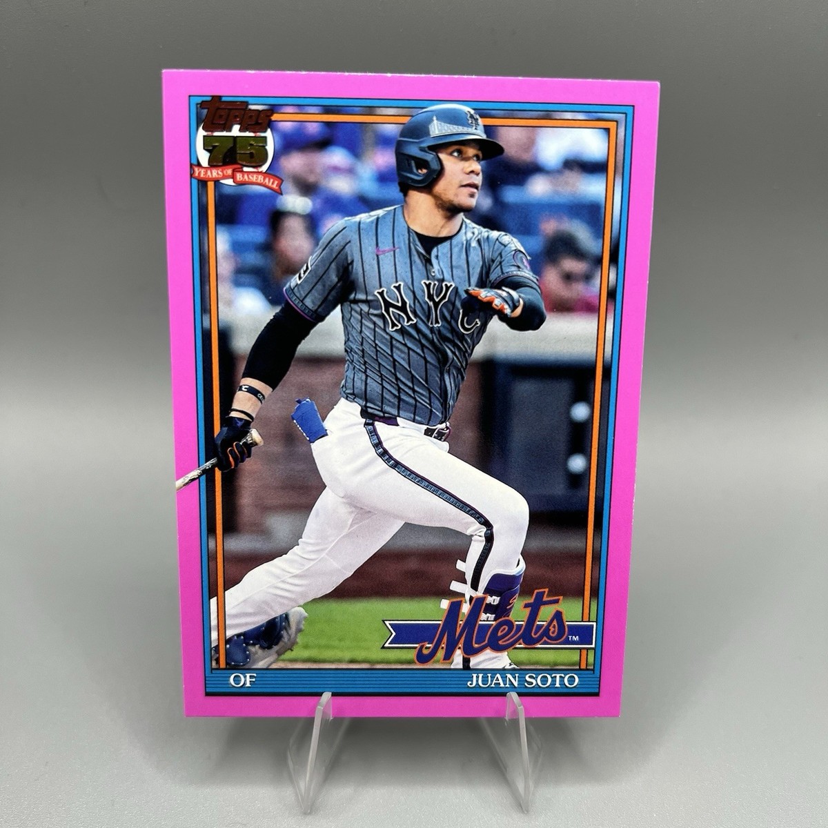 Juan Soto SP 1991 Topps Pink Border 2026 Series 1 #T91-82 Mets | eBay