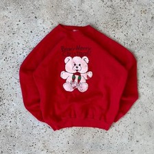 Vintage Christmas Beary Merry Christmas 90s Sweatshirt XL
