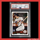 2018 Topps Archives 2011 Rookie History Green /99 Mike Trout #US175 PSA 10