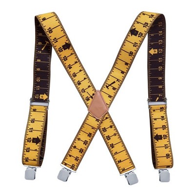 Wide Work Trouser Braces Outdoor Stretch Elastic Adult Suspenders Heavy Duty 