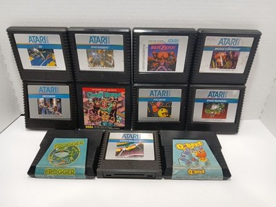 Atari 5200 Lot of 11 Games Qix, Berzerk, Congo Bongo, Frogger, Q*bert, Etc.