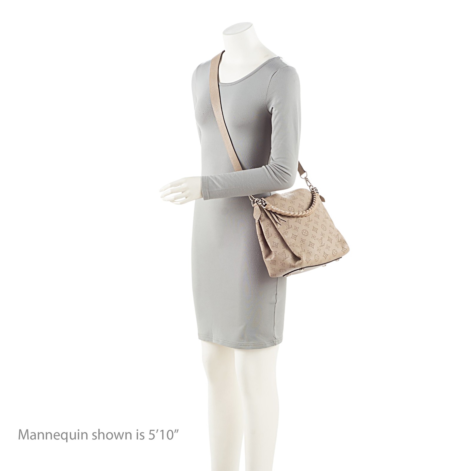 Louis Vuitton Mahina Leather Babylone Chain BB Satchel image 5