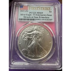 2021-S SILVER EAGLE T-1 EMERGENCY ISSUE SF PCGS MS 69