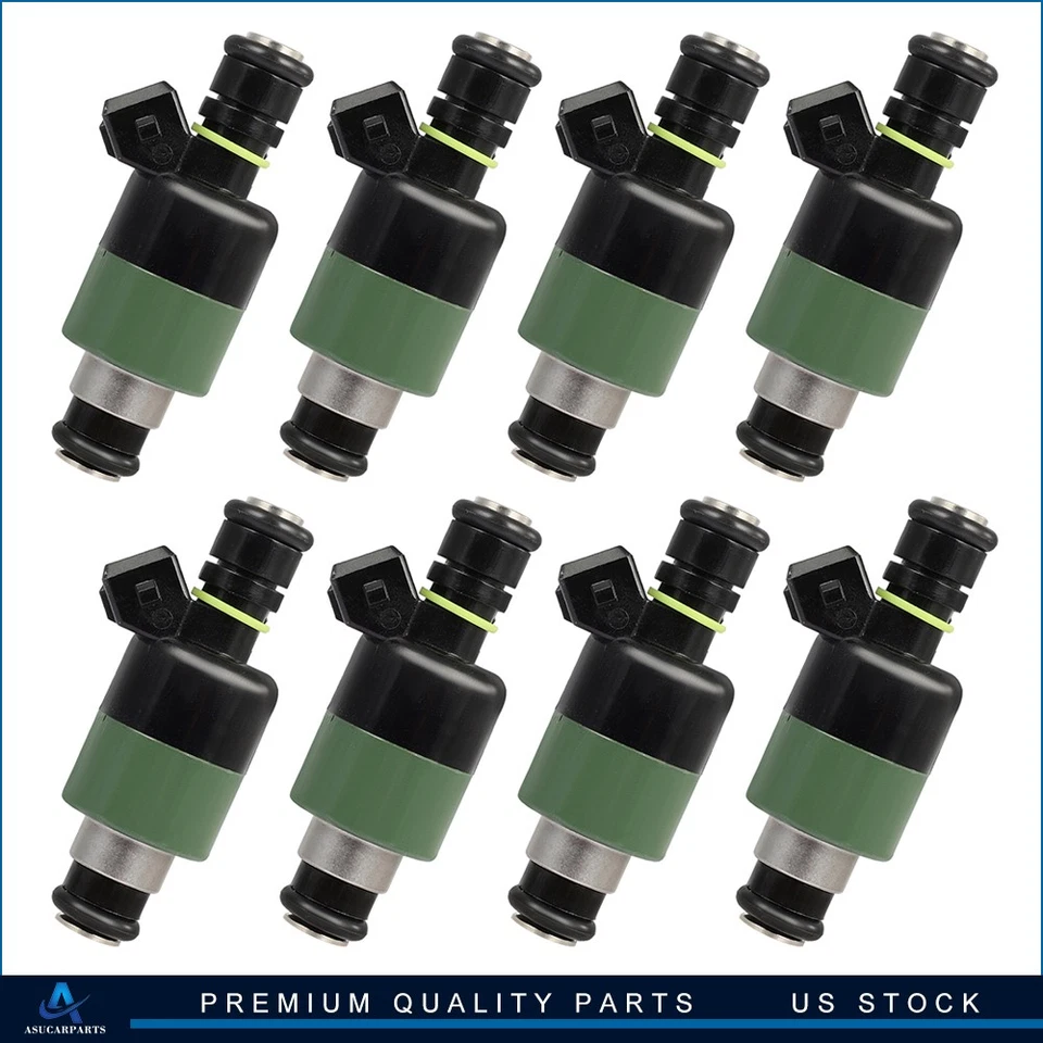 Inyectores de combustible 8 piezas para GMC C2500 Suburban 1996-1999 GMC C3500 1996-2000 7,4 L Foto 2 de 4