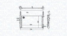 MAGNETI MARELLI 350213162900 Kühler, Motork�...
