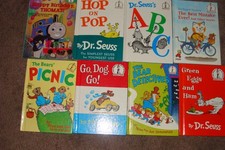 8 Dr Seuss books Hardcover Books collection kids very GOOD