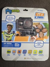 NEW Playzoom Go Cam HD 1080P Kids Action Camera with Waterproof Case