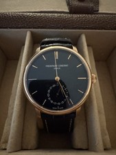 Frederique Constant Slimline marinerfarbenes Zifferblatt Herrenuhr …