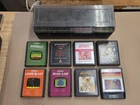 Lot Of 8 Atari Games 2600 Activision Pitfall Missile Command Basketball...