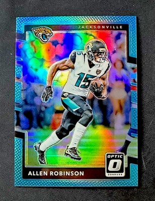 ALLEN ROBINSON 2017 Donruss Optic #16 Light Blue Prizm # d /299 Jaguars