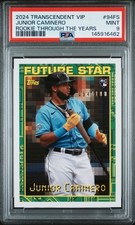 2024 TOPPS TRANSCENDENT COLLECTION VIP 2024 ROOKIE JUNIOR CAMINERO 94/100 PSA 9