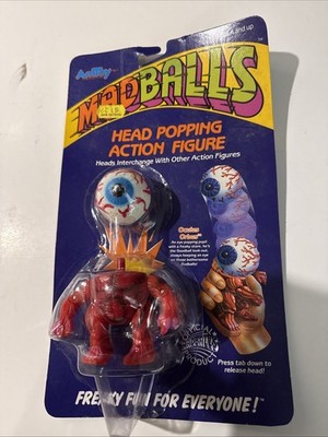 MAD BALLS アムトイ マッドボールズ　アクションフィギュア 1986年 AmToy MadBalls Head Popping Vintage Action Figure 1986 Oculus