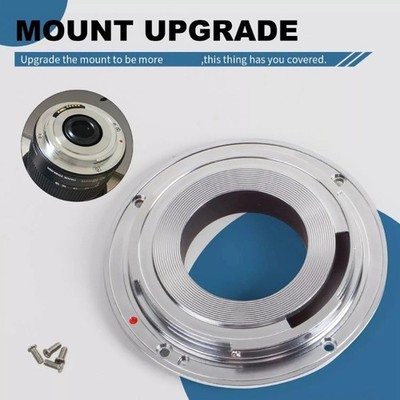 EFS 10 18mm Lens To EF Mount Converter AntiFlare Metal Housing Precise Fit