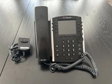 Polycom VVX 410 Business Phone 12-Line Gigabit VoIP PoE HD Voice w/ Stand Power