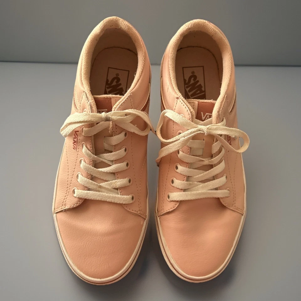 ZAPATOS VANS OLD SKOOL ZAPATILLAS CORBATA BAJA ROSA MELOCOTÓN MUJER TALLA 9 GR8 ESTADO ¡GUAU! Foto 2 de 4