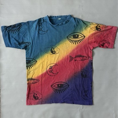 Vintage 1995 Horde Festival AOP T-Shirt Men's Size XXL Distressed Concert Tee