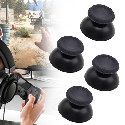Joystick-Kappen für PS5-Controller   4 Stück   Schwarz   Thumbstick-Abdeckungen