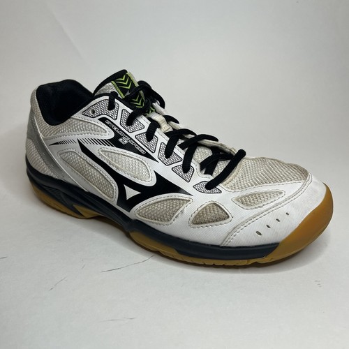 Mizuno Womens US 8.5 Wave Cyclone Speed 2 430270 0090 Volleyball White Sneakers