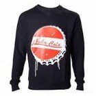 Fallout 4 Mens Nuka Cola Bottle Cap Sweater - Black XL