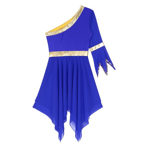 Para mujeres Disfraz de Baile Fiesta Vestido Show Vestidos de Baile Ropa Corta Borde Gimnasio - Imagen 33 de 77