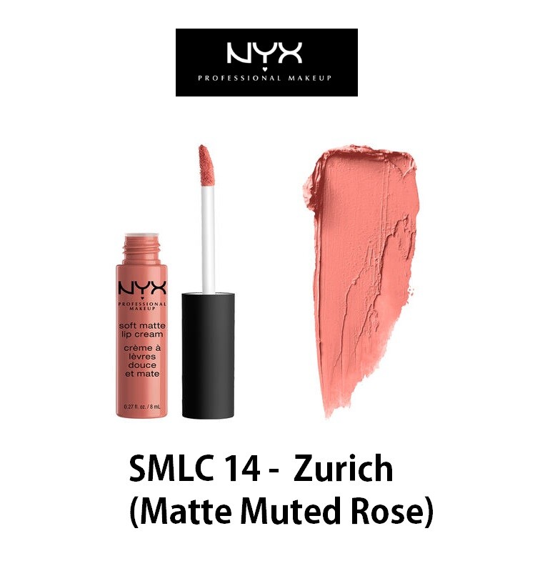 Authentic NYX Soft Matte Lip Cream - SMLC 14 Zurich (Matte Muted
