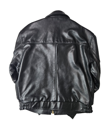 ジャケット・アウター vanson marauder leather Jacket 44 Vanson Vintage Marauder Heavy Black Leather Motorcycle Jacket Mens