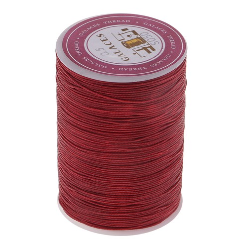 130 Meters 0.5mm Round Polyester Waxed Thread Sewing Stitching - Picture 3 of 8