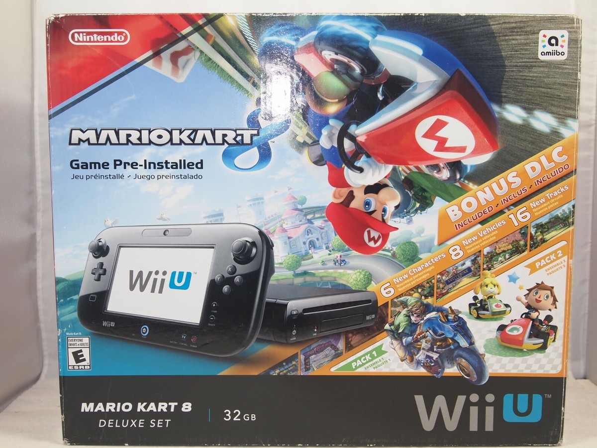 Empty Console box for Nintendo Wii U 32GB Mario Kart 8 Deluxe Set