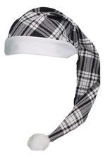 Adults Erskine Tartan Victorian Night Cap Burns Night Christmas Fancy Dress Hat