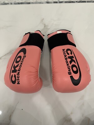 Pink CKO boxing gloves 10 oz
