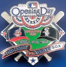 Opening Day 2011 Progressive Field Indians VS. White Sox Collector Lapel Pin