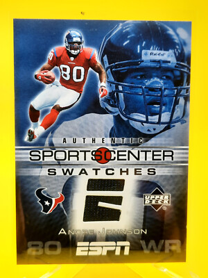 Andre Johnson 2005 Upper Deck ESPN Authentic Sportscenter Swatches #SCS-AJ Relic