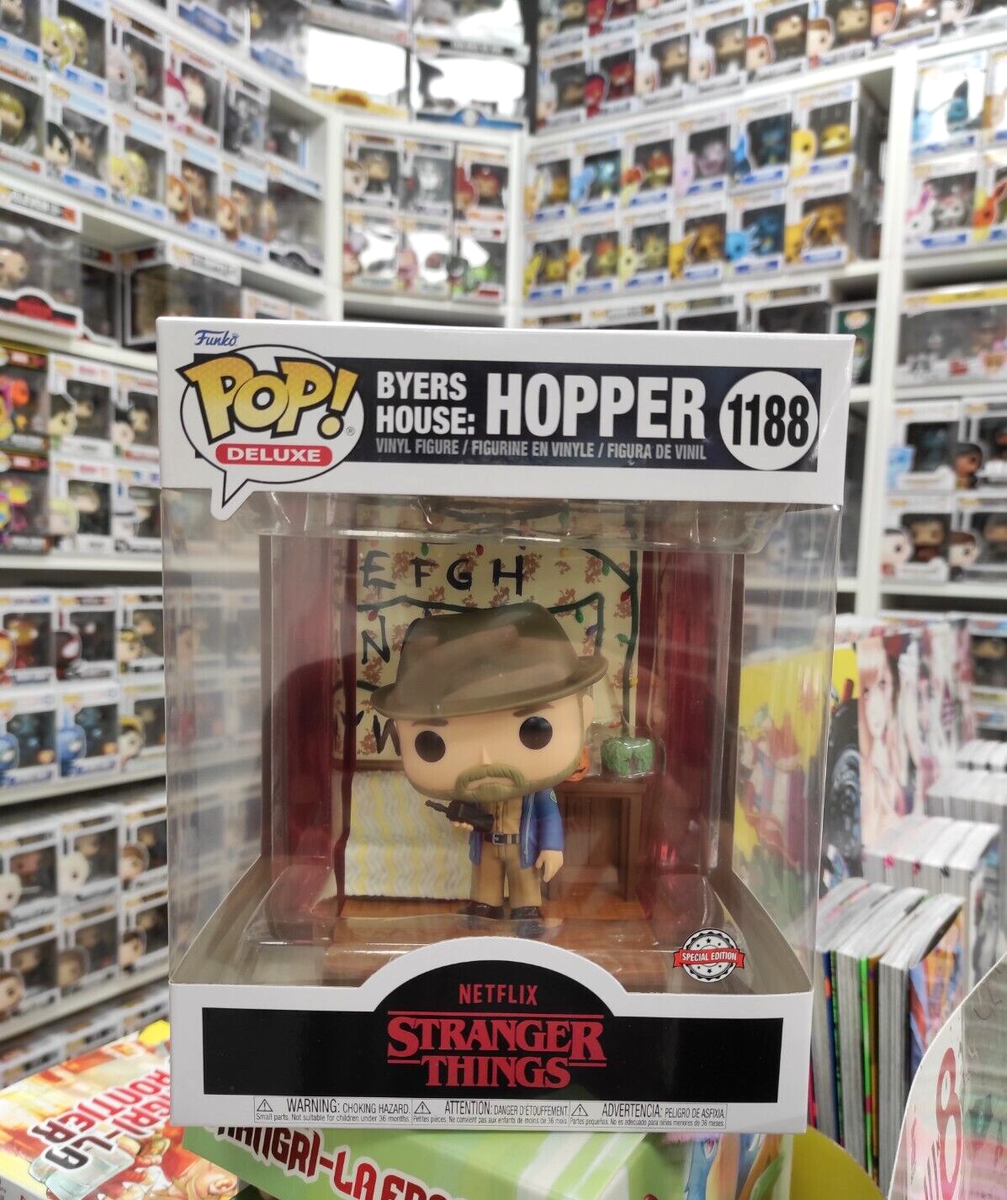 Stranger Things Hopper ファンコ ポップ1188 Funko Pop! Stranger Things Byers House: Hopper #1188 Amazon