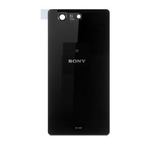 SCOCCA posteriore per Sony Xperia Z3 Compact D5803 nero back cover copri batteri
