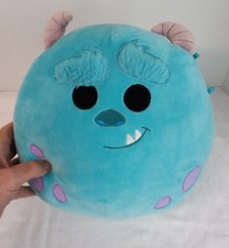Squishmallows Kellytoy Sulley Disney Pixar Plush Toy 10" Soft Pillow Monster Fun