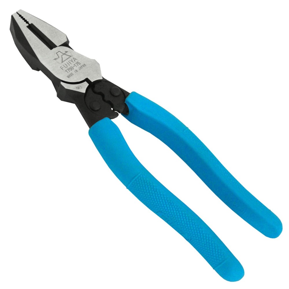 High Leverage 7-inch Lineman's Crimp Pliers Tool 1700175  