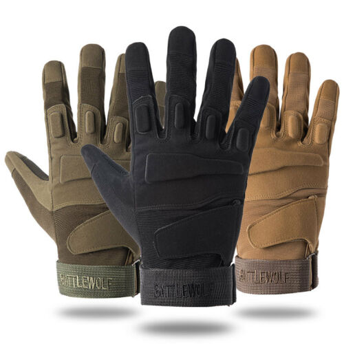 Tactical Hunting Gloves Army Security Police Combat Duty Shooting Military Gear - Afbeelding 1 van 15