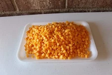 8 oz ¼” Diced High Temperature Cheddar Cheese,Summer Sausage, Burger, Brats Deer