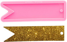 Shiny Glossy Bookmark Epoxy Resin Mold DIY Silicone Mold, Bookmark Silicone Mold