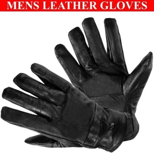 Gants Thermiques D'hiver Himalaya H310 - Cuir Pleine Fleur Jaune, Doublure Polaire, Tailles 8-9-10