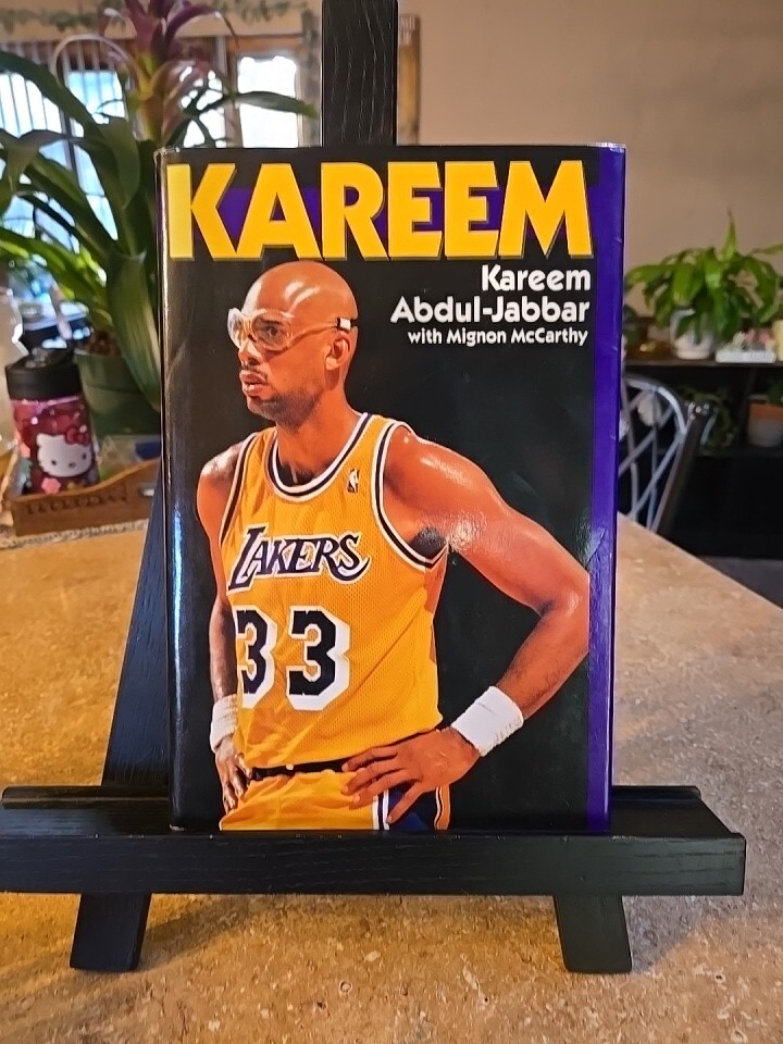 NBA Basketball Kareem Hardcover Book by Kareem Abdul-Jabbar Mignon
