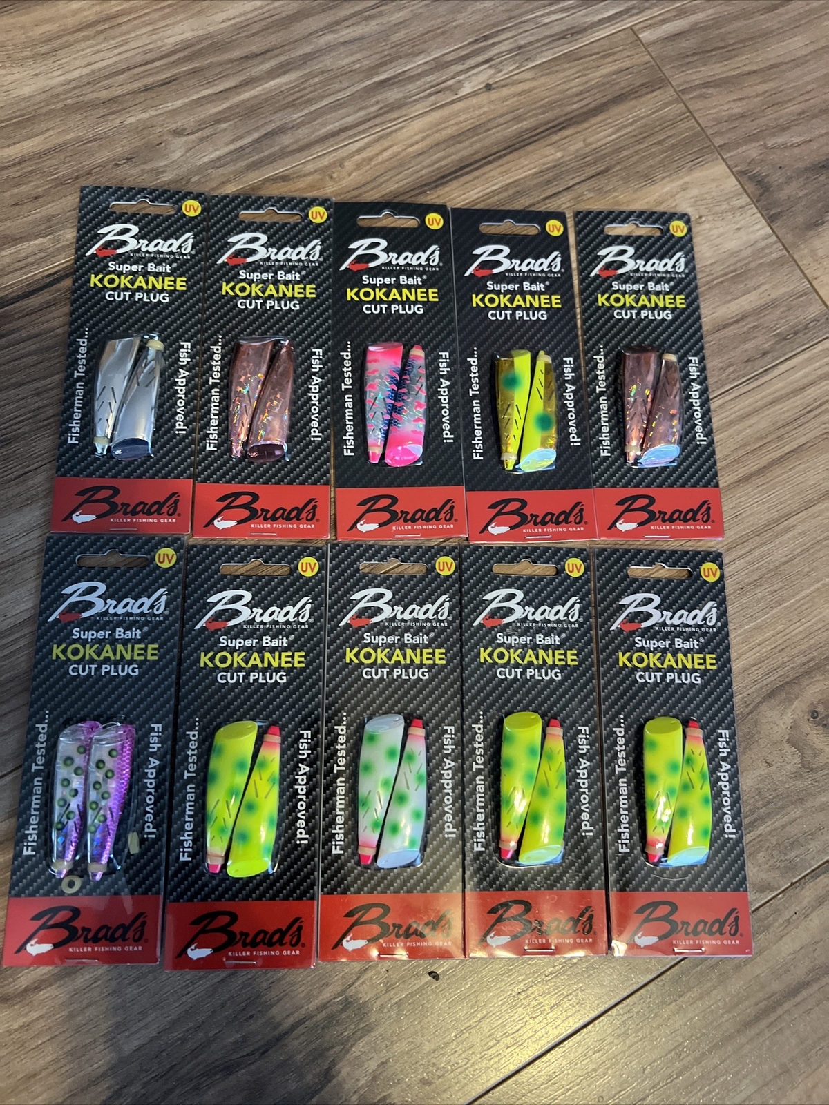 Lot Of 20 Brad’s Kokanee Cut Plugs Including Rotten Banana Christine